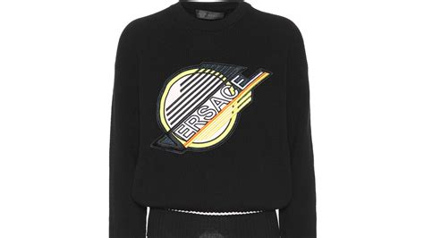 versace canucks logo sweatshirt|Luxury designer Versace releases Canucks hockey logo look.